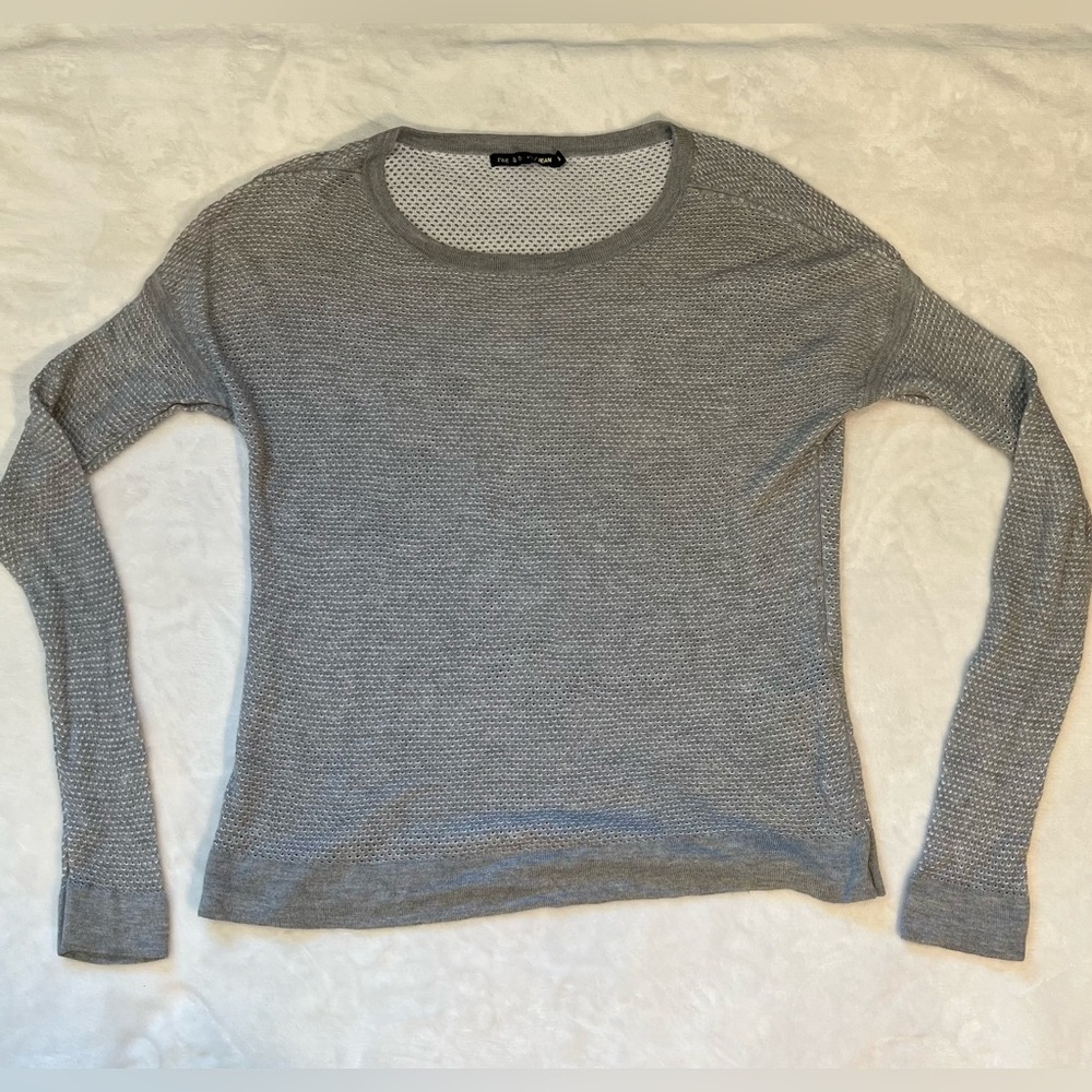 Rag & Bone Grey Summer Sweater